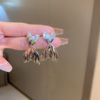 Argent Boucle d'oreille charmant pour toute occasion