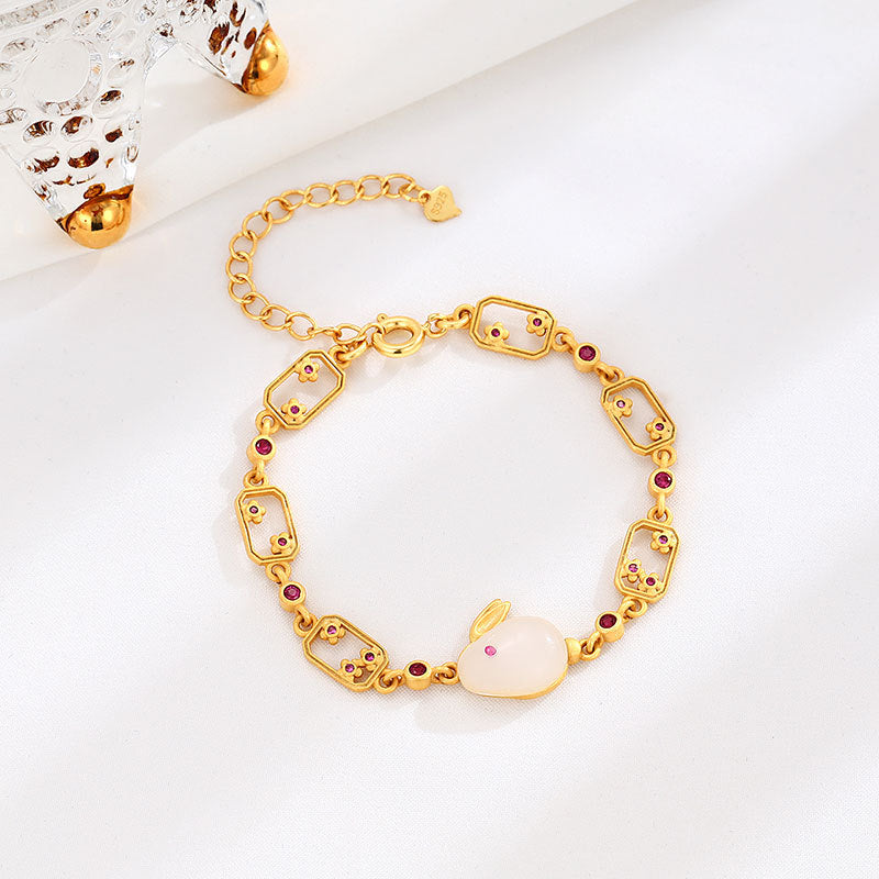 Argent Bracelet magnifique au style unique