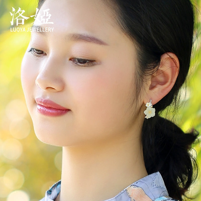 Argent Boucle d'oreille charmant pour toute occasion