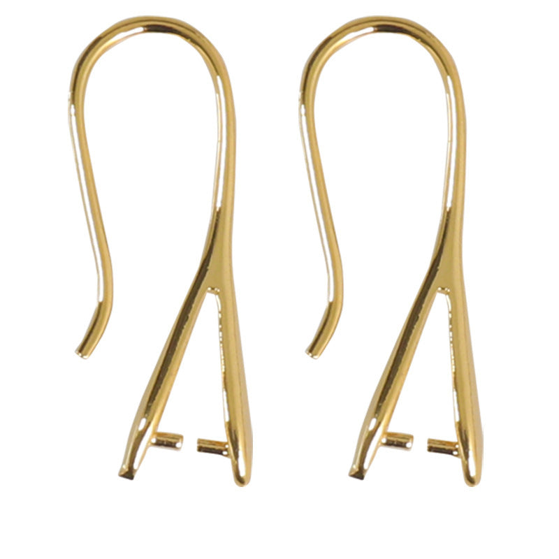 Argent Boucle d'oreille artisanal délicat