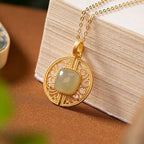 Argent Collier magnifique au style unique