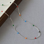 Argent Collier élégant pour toute occasion