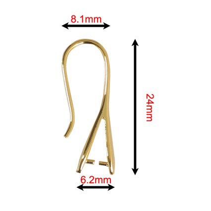 Argent Boucle d'oreille artisanal délicat