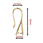 Argent Boucle d'oreille artisanal délicat