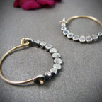 Argent Boucle d'oreille charmant pour toute occasion