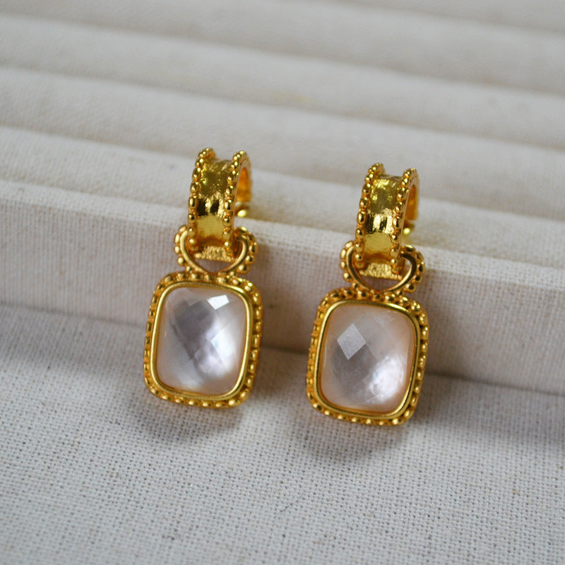 Argent Boucle d'oreille charmant pour toute occasion