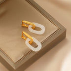 Argent Boucle d'oreille artisanal délicat