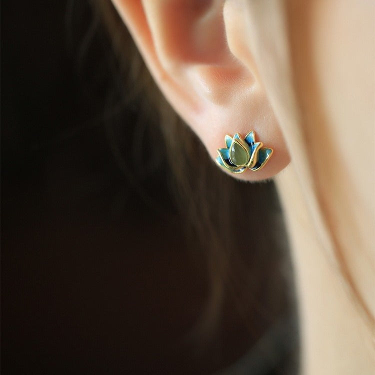 Argent Boucle d'oreille charmant pour toute occasion