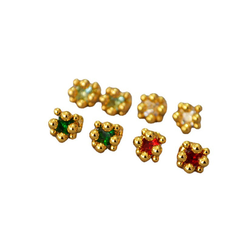 Argent Boucle d'oreille charmant pour toute occasion