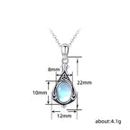 Argent Collier magnifique au style unique