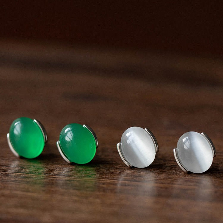 Argent Boucle d'oreille artisanal délicat