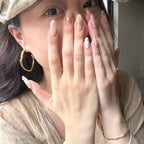 Argent Boucle d'oreille artisanal délicat