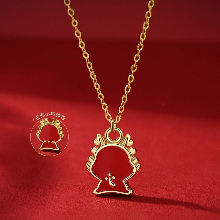 Argent Collier vintage fait main