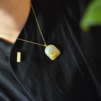 Argent Collier magnifique au style unique