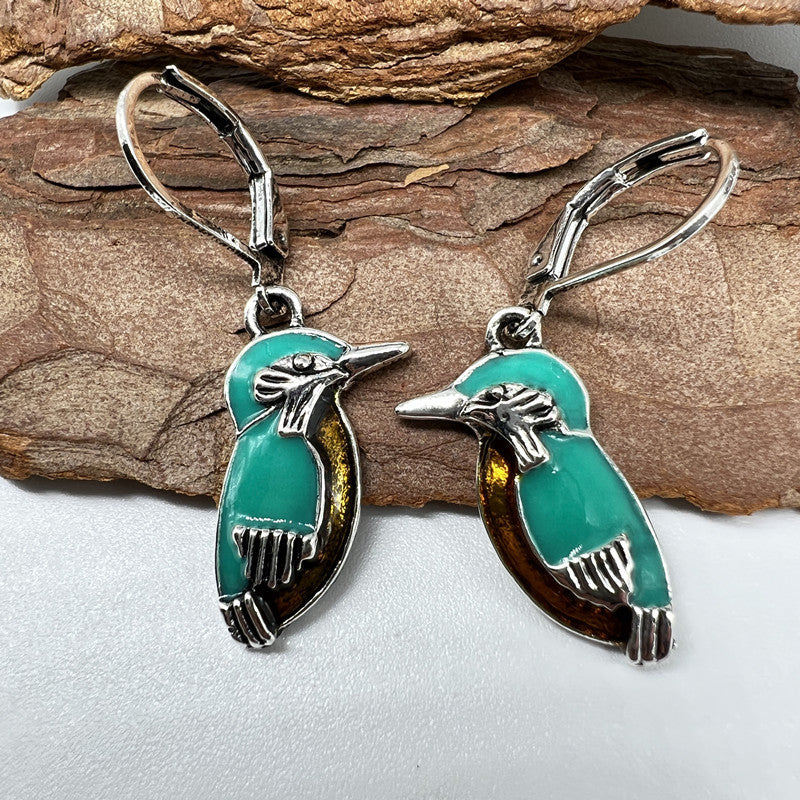 Argent Boucle d'oreille artisanal délicat