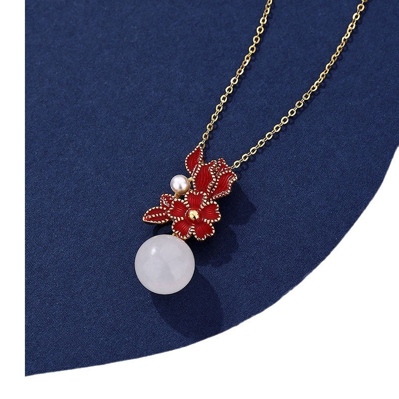 Argent Collier romantique pour moments spéciaux