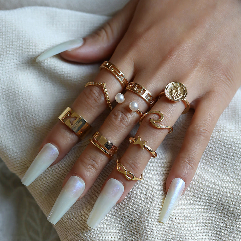 Perle Bague magnifique au style unique