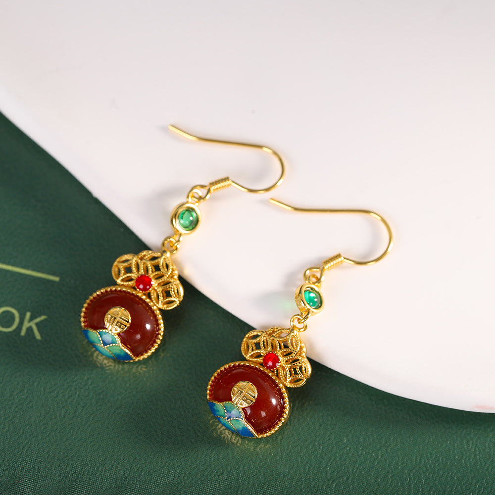 Argent Boucle d'oreille charmant pour toute occasion