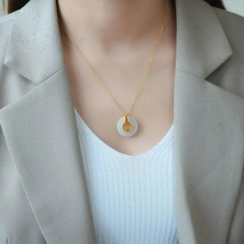 Argent Collier élégant pour toute occasion