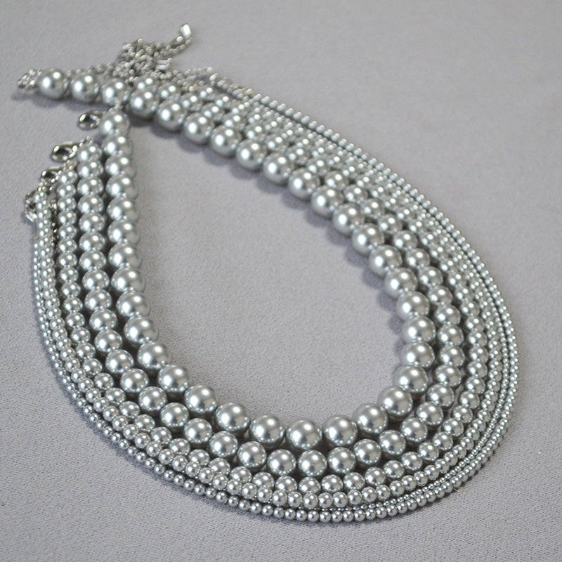 Argent Collier élégant pour toute occasion