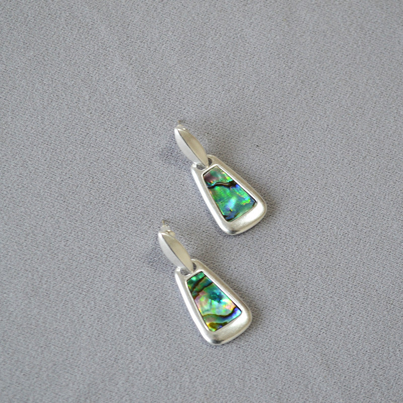 Argent Boucle d'oreille artisanal délicat