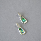 Argent Boucle d'oreille artisanal délicat