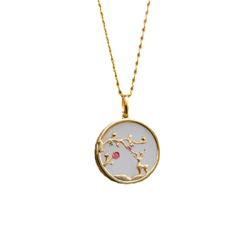 Argent Collier charmant pour toute occasion