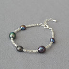 Argent Collier magnifique au style unique