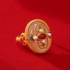 Argent Bague artisanal délicat