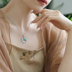 Argent Collier charmant pour toute occasion