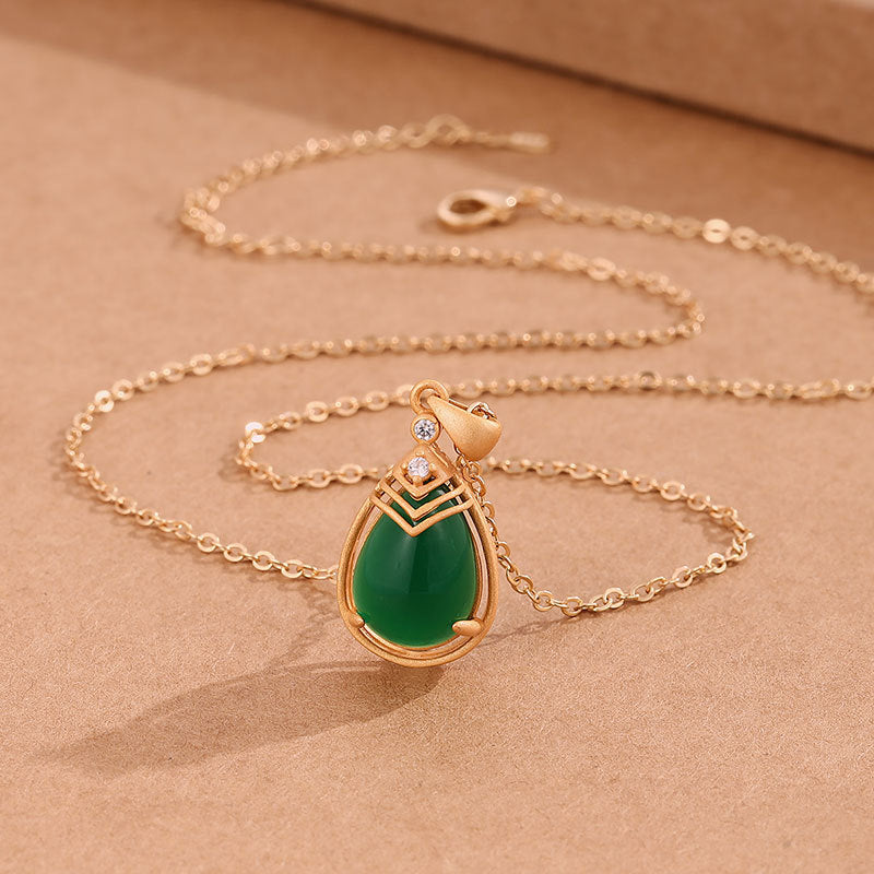 Argent Collier vintage fait main