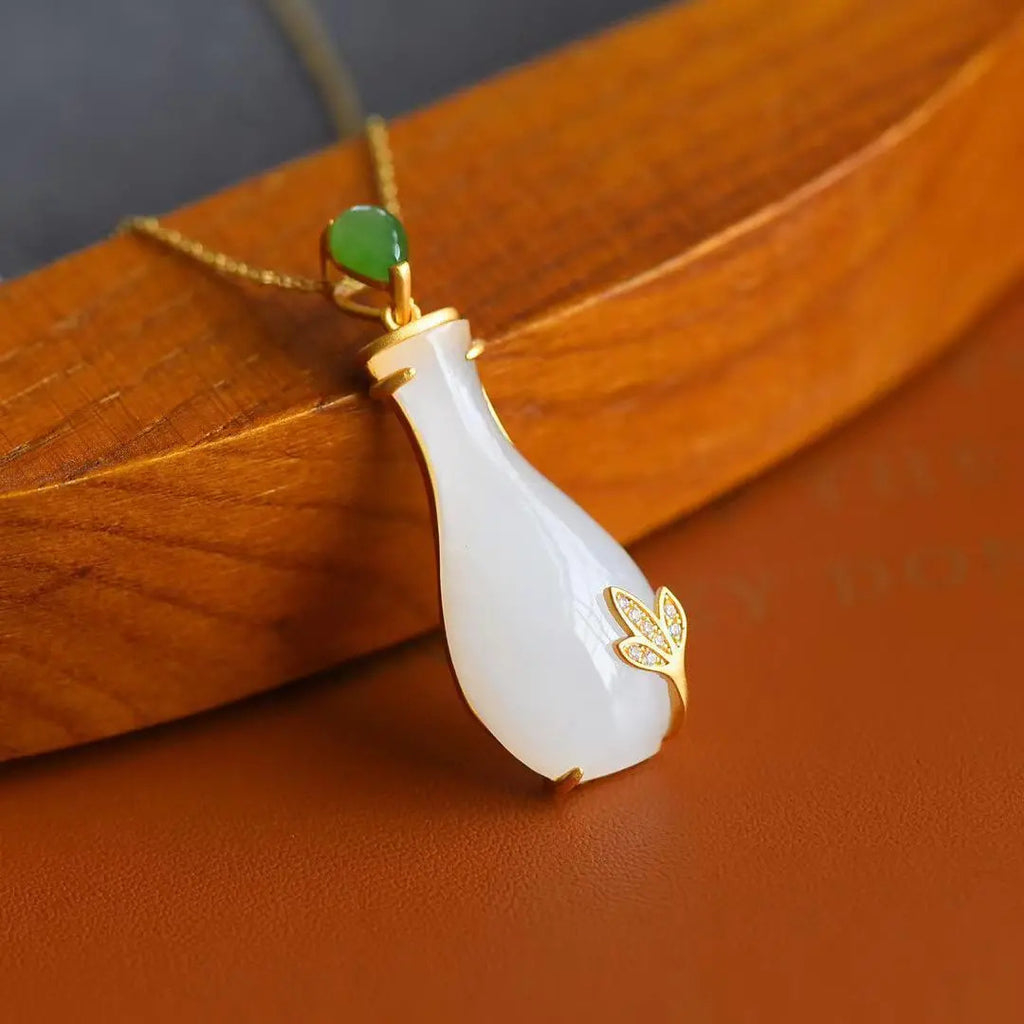 Argent Collier vintage fait main