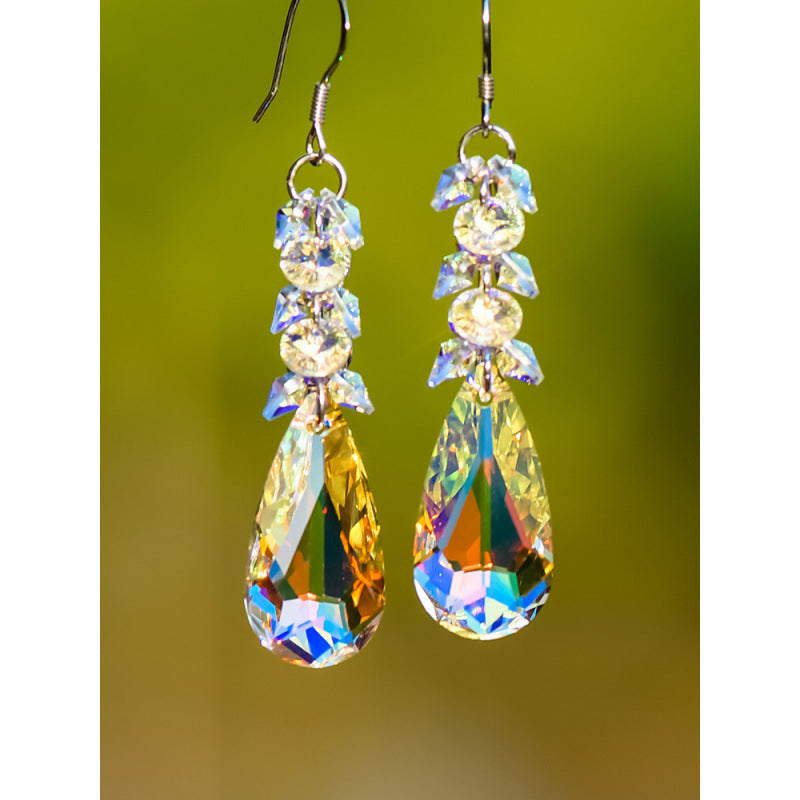 Argent Boucle d'oreille artisanal délicat