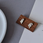 Argent Boucle d'oreille artisanal délicat