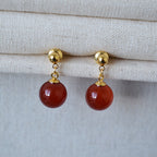 Argent Boucle d'oreille artisanal délicat