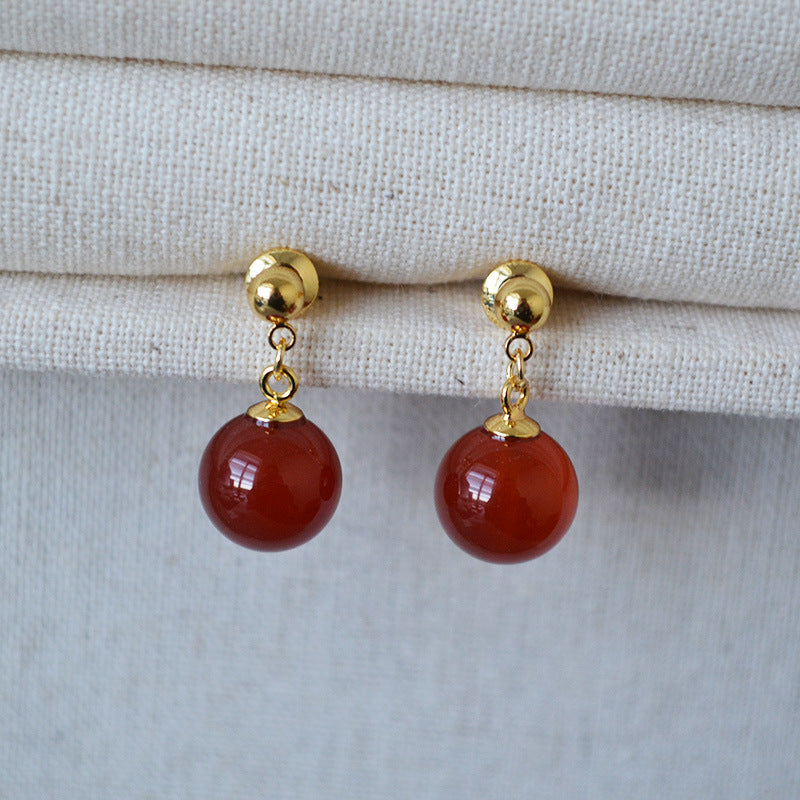 Argent Boucle d'oreille artisanal délicat