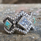 Argent Bague artisanal délicat