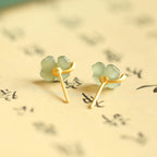 Argent Boucle d'oreille artisanal délicat