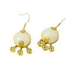 Argent Boucle d'oreille artisanal délicat