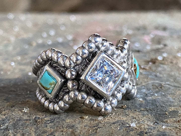 Argent Bague artisanal délicat