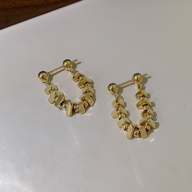 Argent Boucle d'oreille charmant pour toute occasion