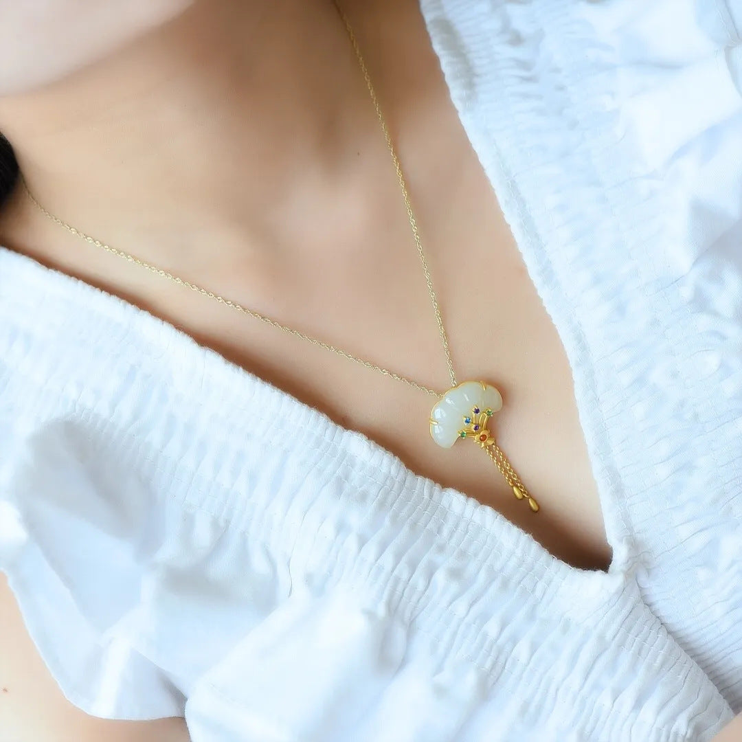 Argent Collier charmant pour toute occasion