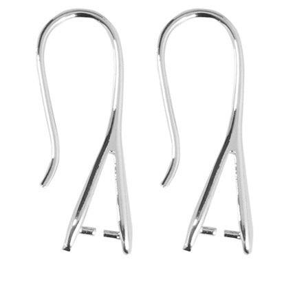 Argent Boucle d'oreille artisanal délicat