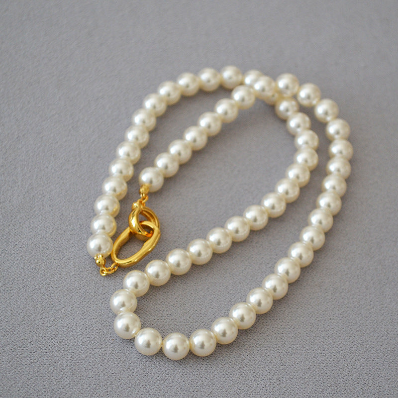 Argent Collier magnifique au style unique