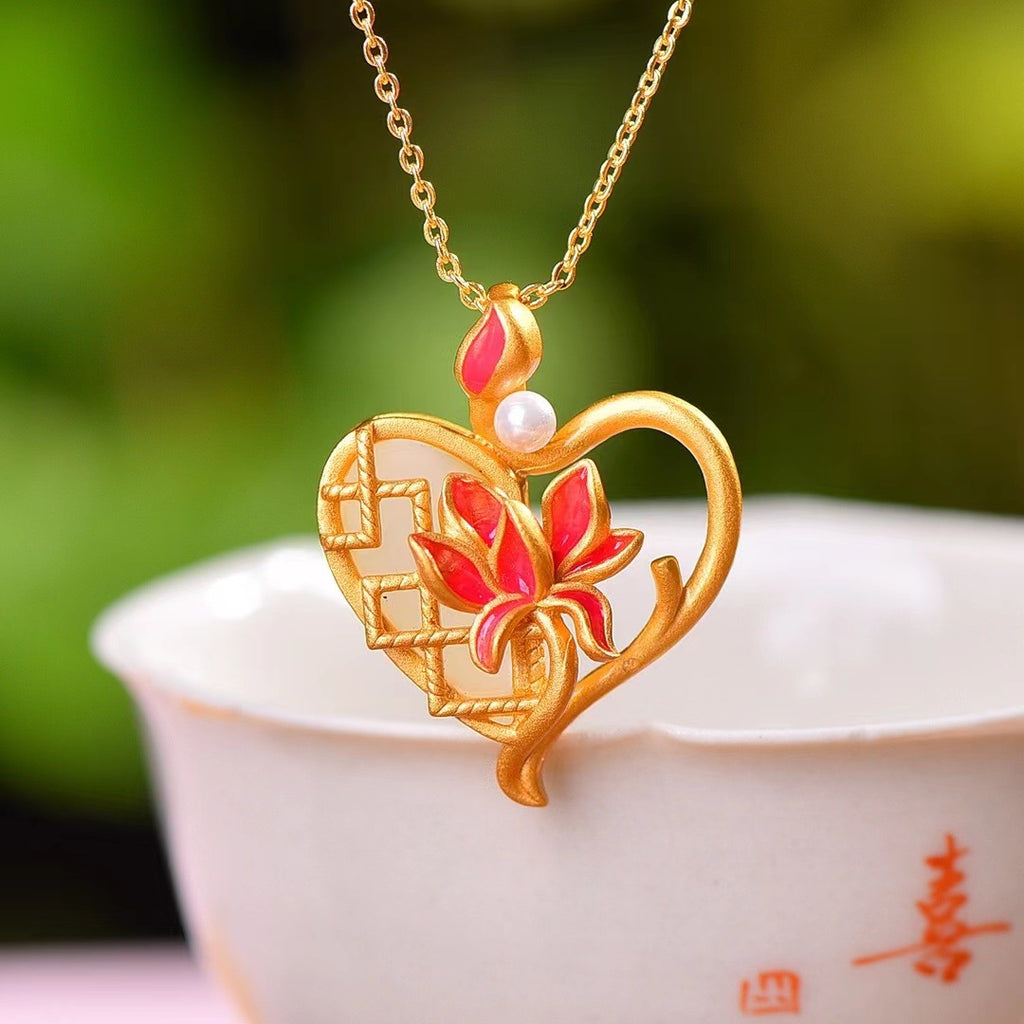 Argent Collier romantique pour moments spéciaux