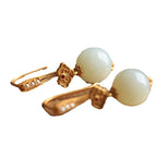 Argent Boucle d'oreille artisanal délicat