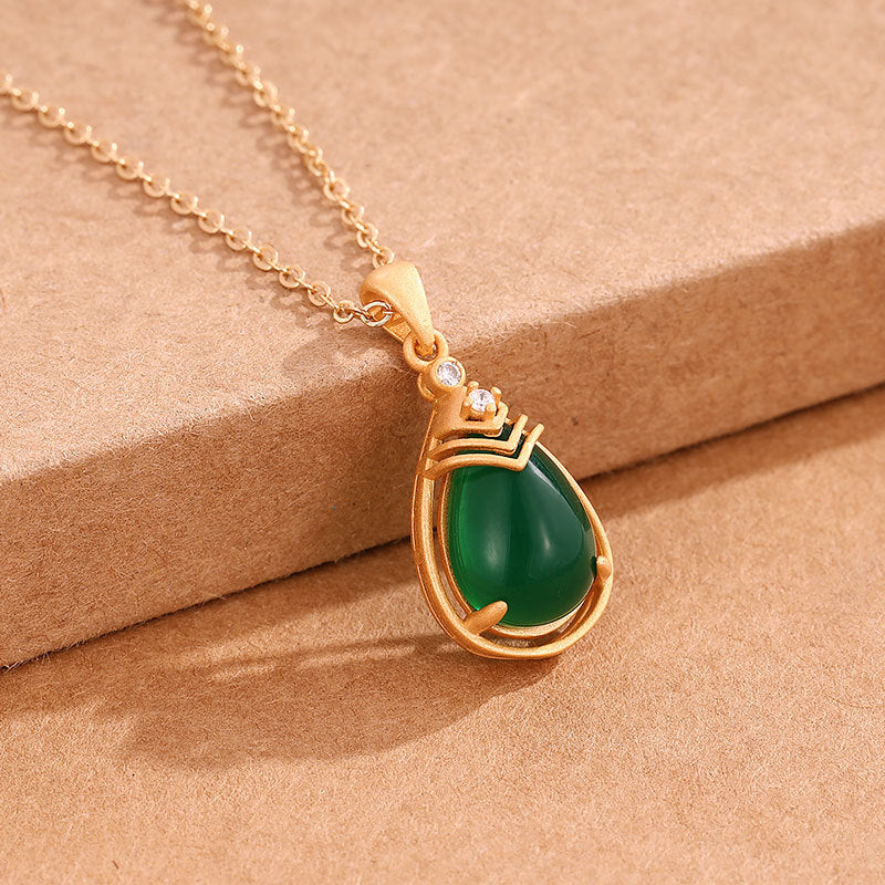 Argent Collier vintage fait main