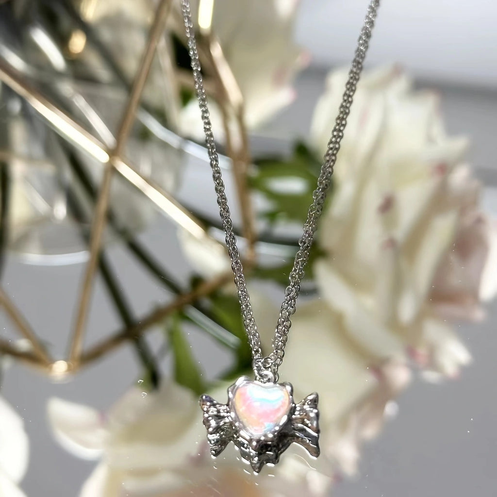 Argent Collier romantique pour moments spéciaux
