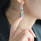 Argent Boucle d'oreille charmant pour toute occasion