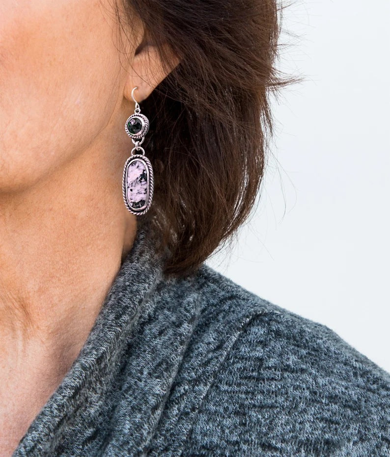 Argent Boucle d'oreille artisanal délicat